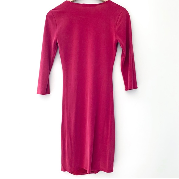 Abercrombie & Fitch 3/4 Sleeve Knot Front Dress - Picture 2 of 2